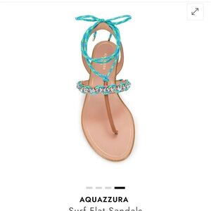 Aquazzura Colorful Braided Sandals